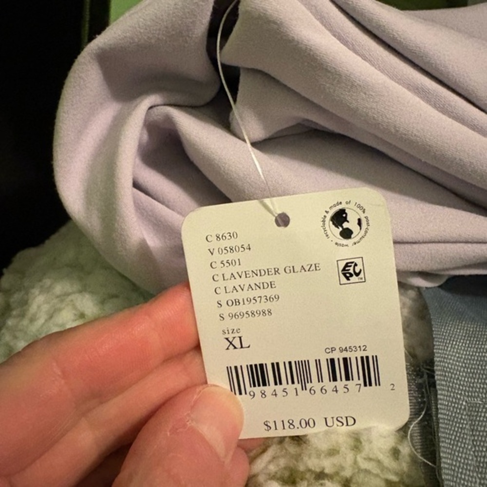New FP Movement never better Tennis Dress Lilac Ruched Racerback Mini XL $125 - Picture 9 of 9